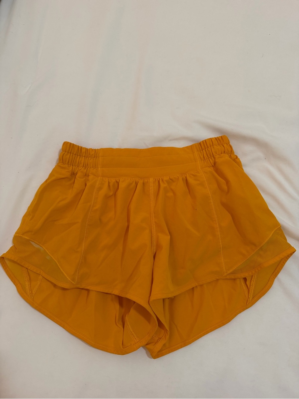 lululemon athletica Bright Orange Women's Running Shorts